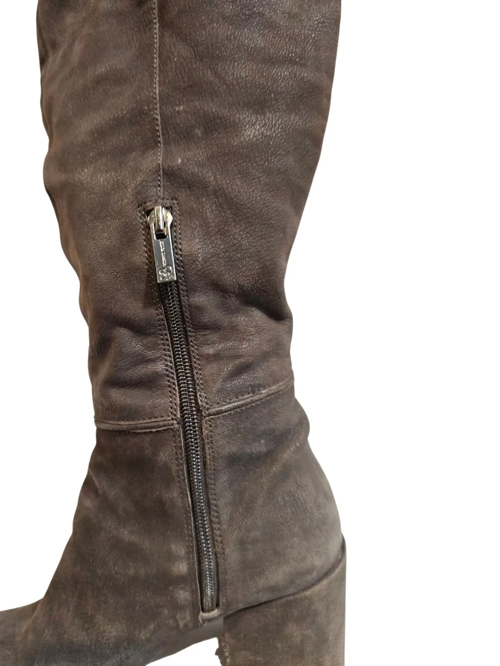 Jessica Simpson Chocolate Brown Over-The-Knee Boots Block Heel Size 7.5